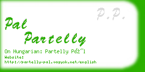 pal partelly business card